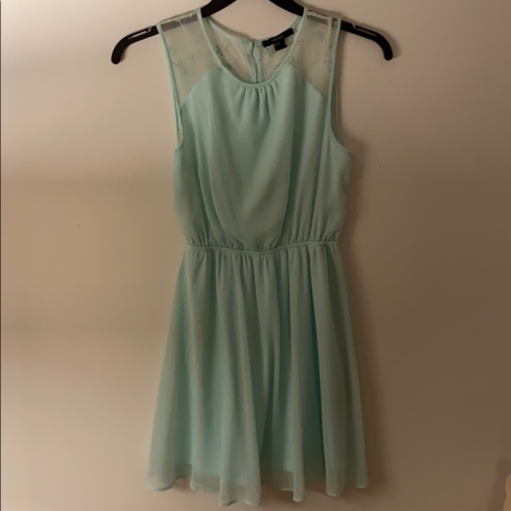 Teal Forever 21 dress